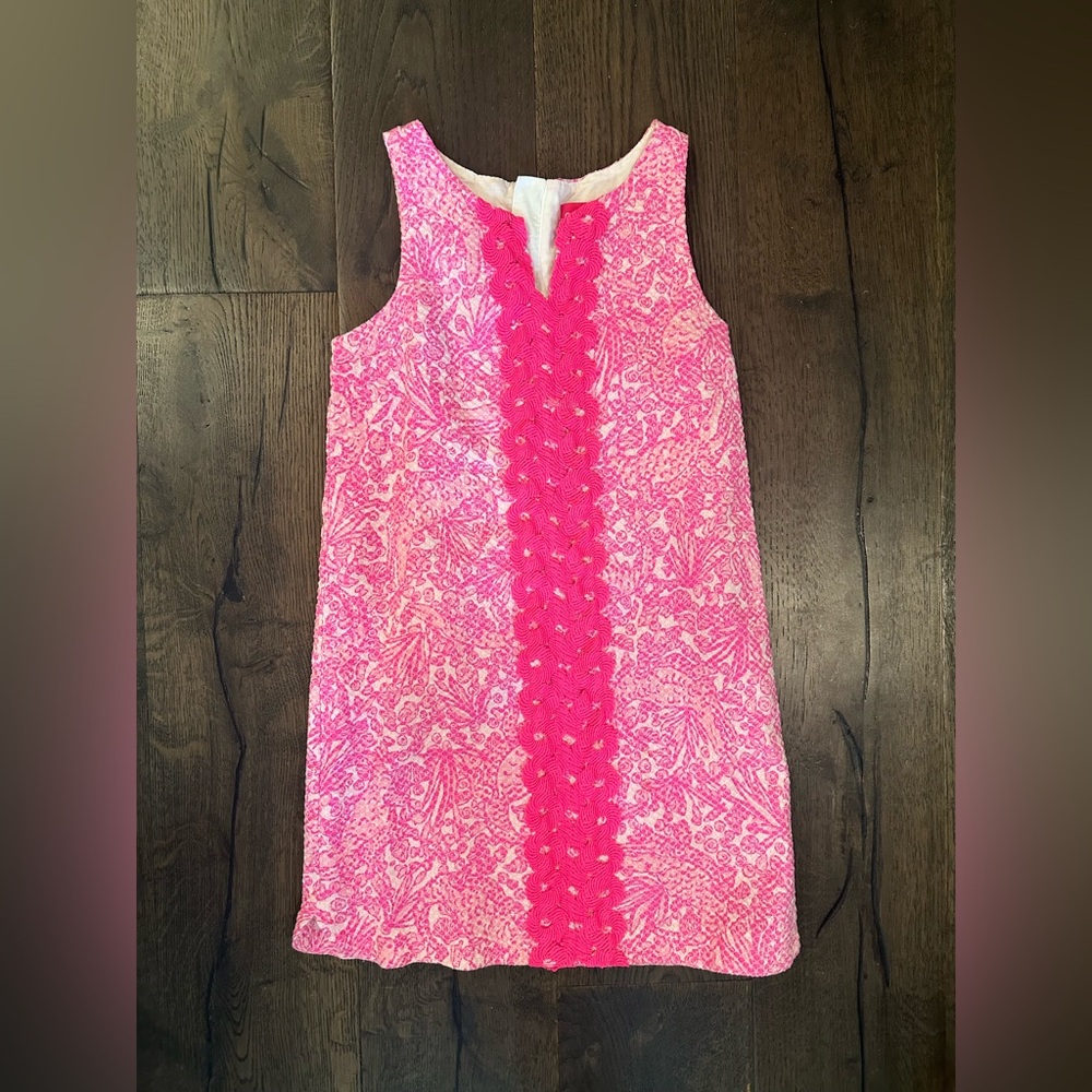 Lilly Pulitzer Pink Patterned Kids Dress